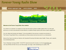 Tablet Screenshot of foreveryoungradio.com